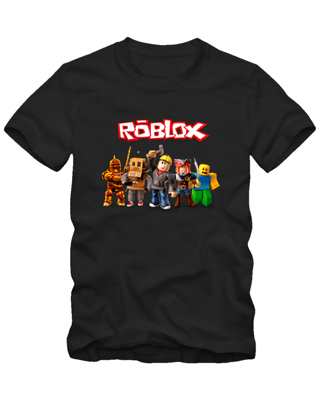 Marškinėliai roblox five characters Marškinėliai roblox five characters